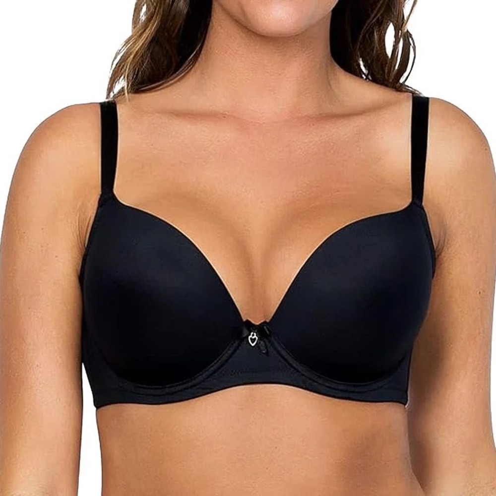 Parfait Jeanie 4801 Molded Plunge Bra European Nude 36E UK 36DDD US NWT